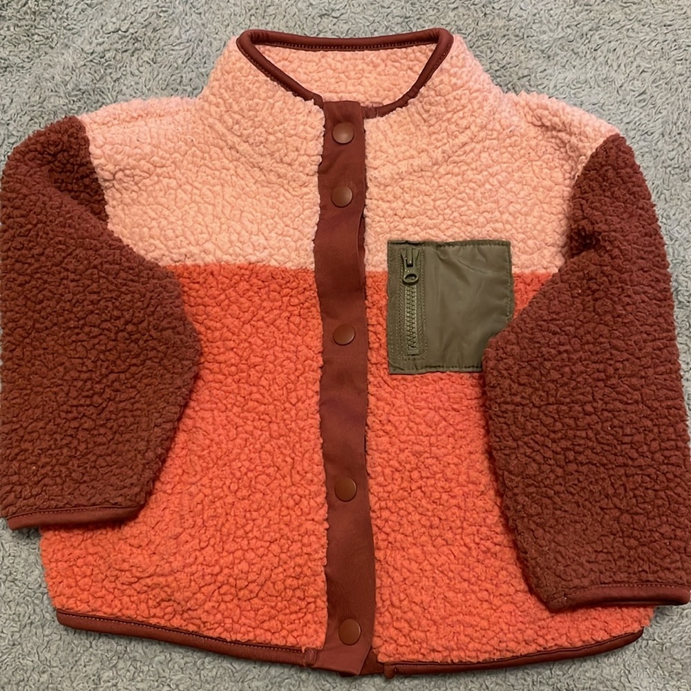 Old Navy 18-24 month baby Colorblock sherpa Jacket